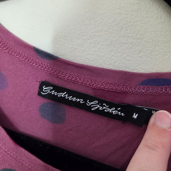 GUDRUN SJODEN Polka Dot Long Sleeve Top - Picture 3 of 5